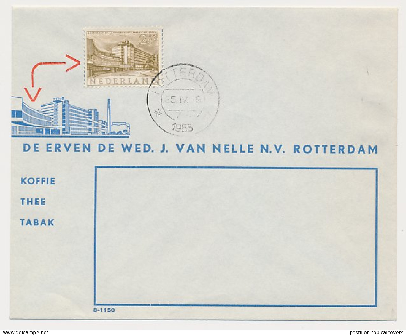 FDC / 1e Dag Em. Zomer 1955 - Van Nelle - Non Classés