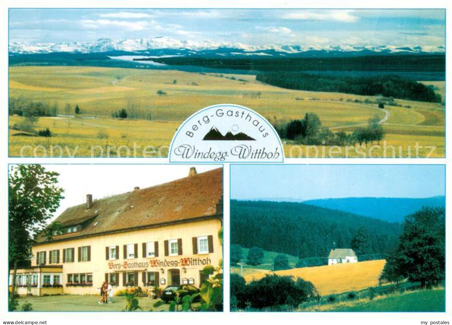 73753371 Hattingen Baden Berg Gasthaus Windegg Witthoh Panorama Kapelle Hattinge - Autres & Non Classés