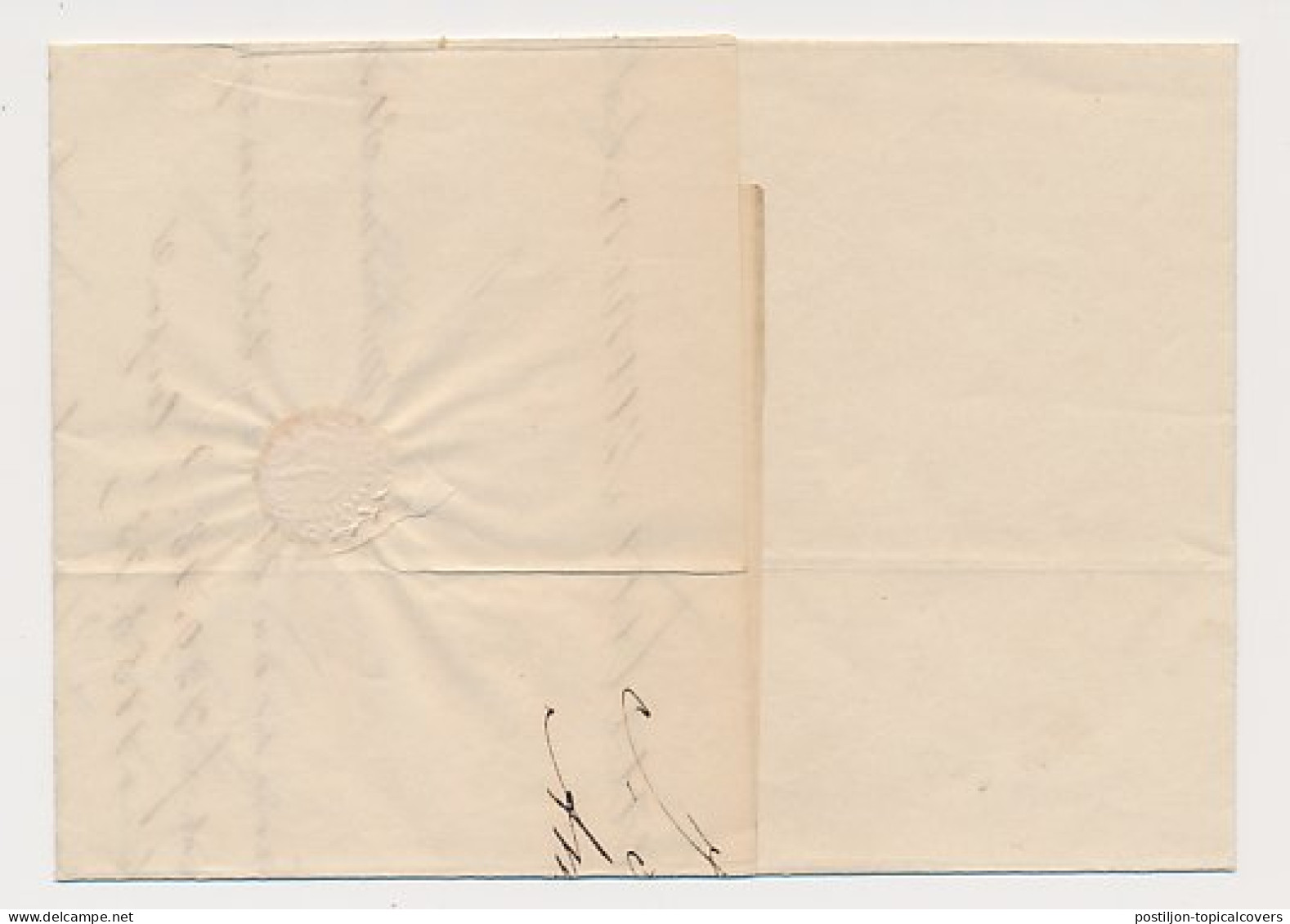 Amsterdam - Den Haag 1850 - Diligence Post Koens - ...-1852 Préphilatélie