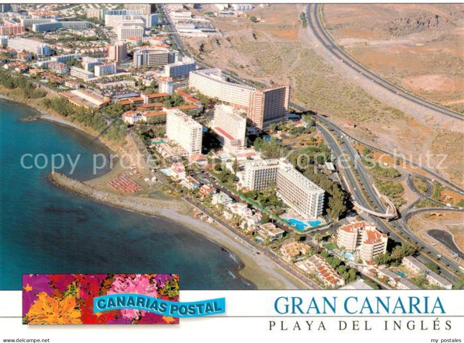 73753357 Playa Del Ingles Gran Canaria ES Fliegeraufnahme  - Sonstige & Ohne Zuordnung