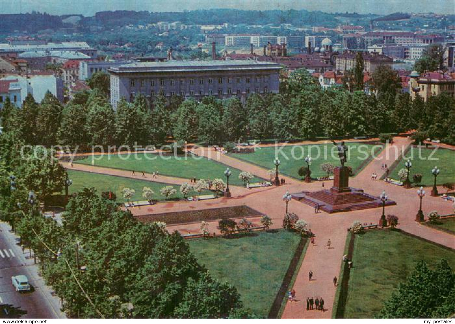 73753351 Vilnius Leninplatz Fliegeraufnahme Vilnius - Litauen