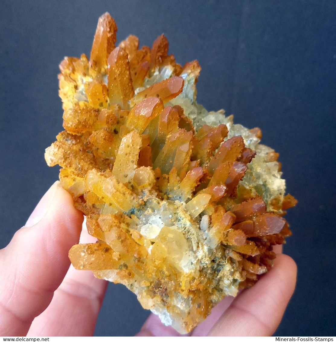 #A51 Schöne QUARZ Kristalle Mit Oxidation (Dalnegorsk, Primorskiy Kray, Russland) - Minerals