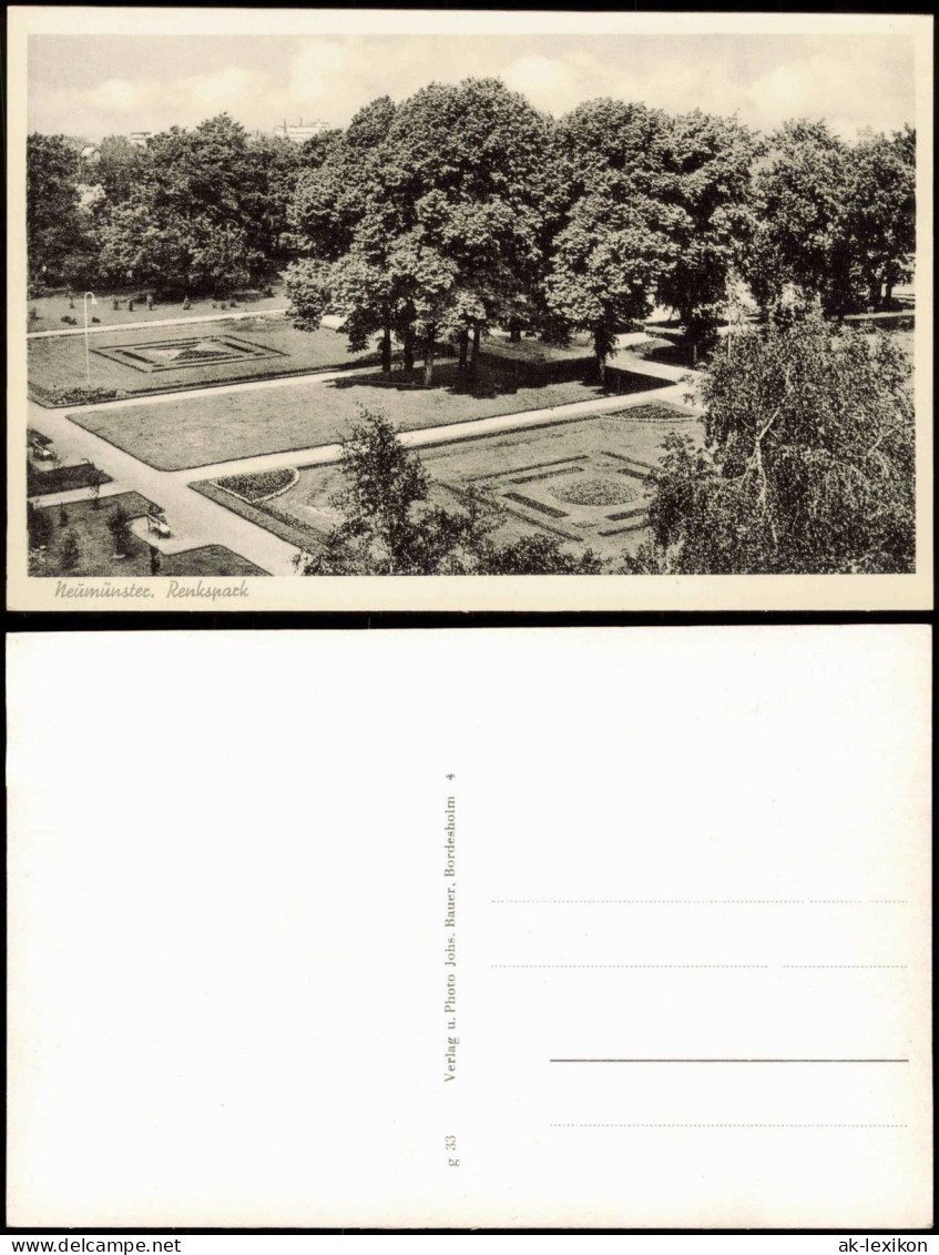 Ansichtskarte Neumünster Renkpark 1958 - Other & Unclassified