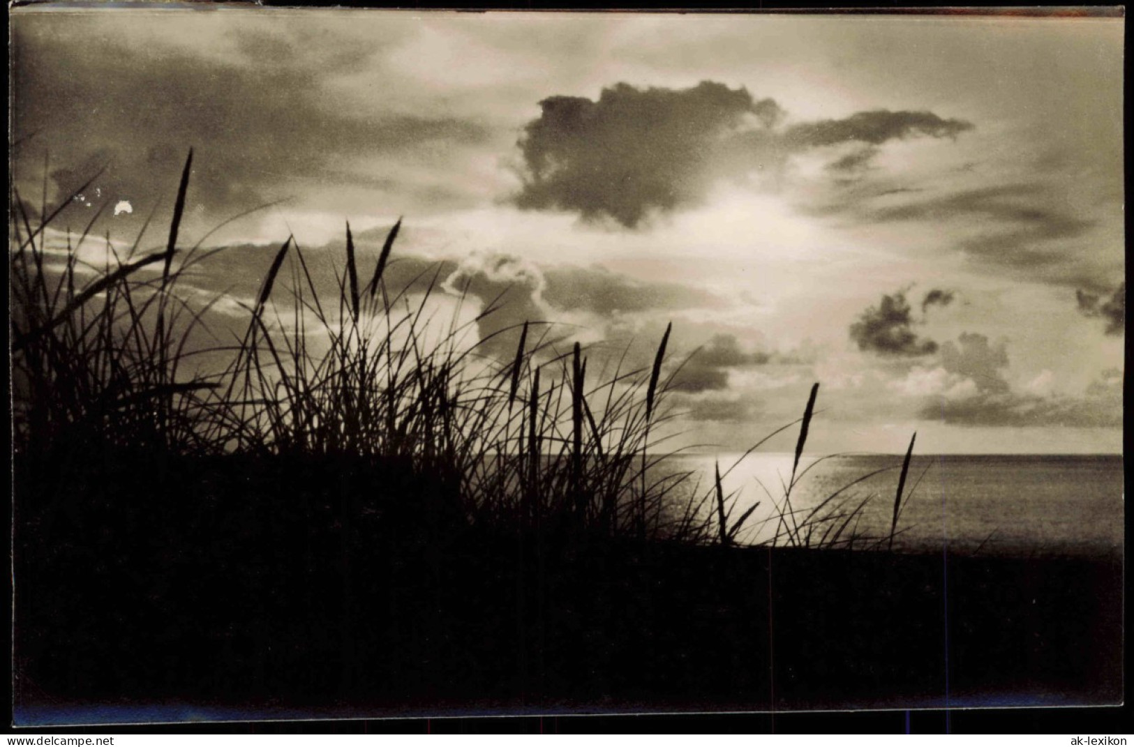Ansichtskarte St. Peter-Ording Strand Sonnenuntergang Stimmungsbild 1961 - Autres & Non Classés