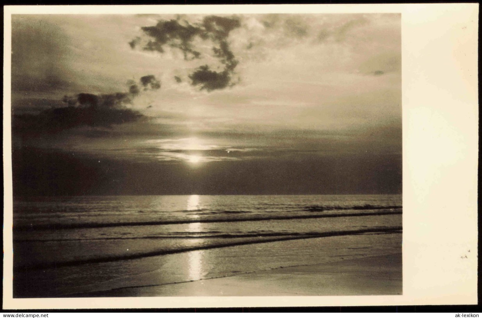 Ansichtskarte St. Peter-Ording Sonnenuntergang - Stimmungsbild 1959 - Other & Unclassified