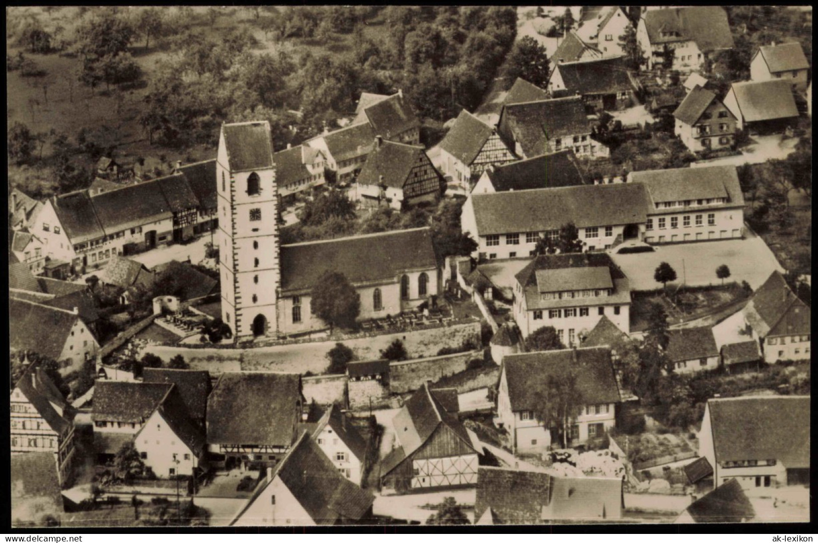 Ansichtskarte Bergfelden-Sulz Am Neckar Luftbild 1959 - Autres & Non Classés