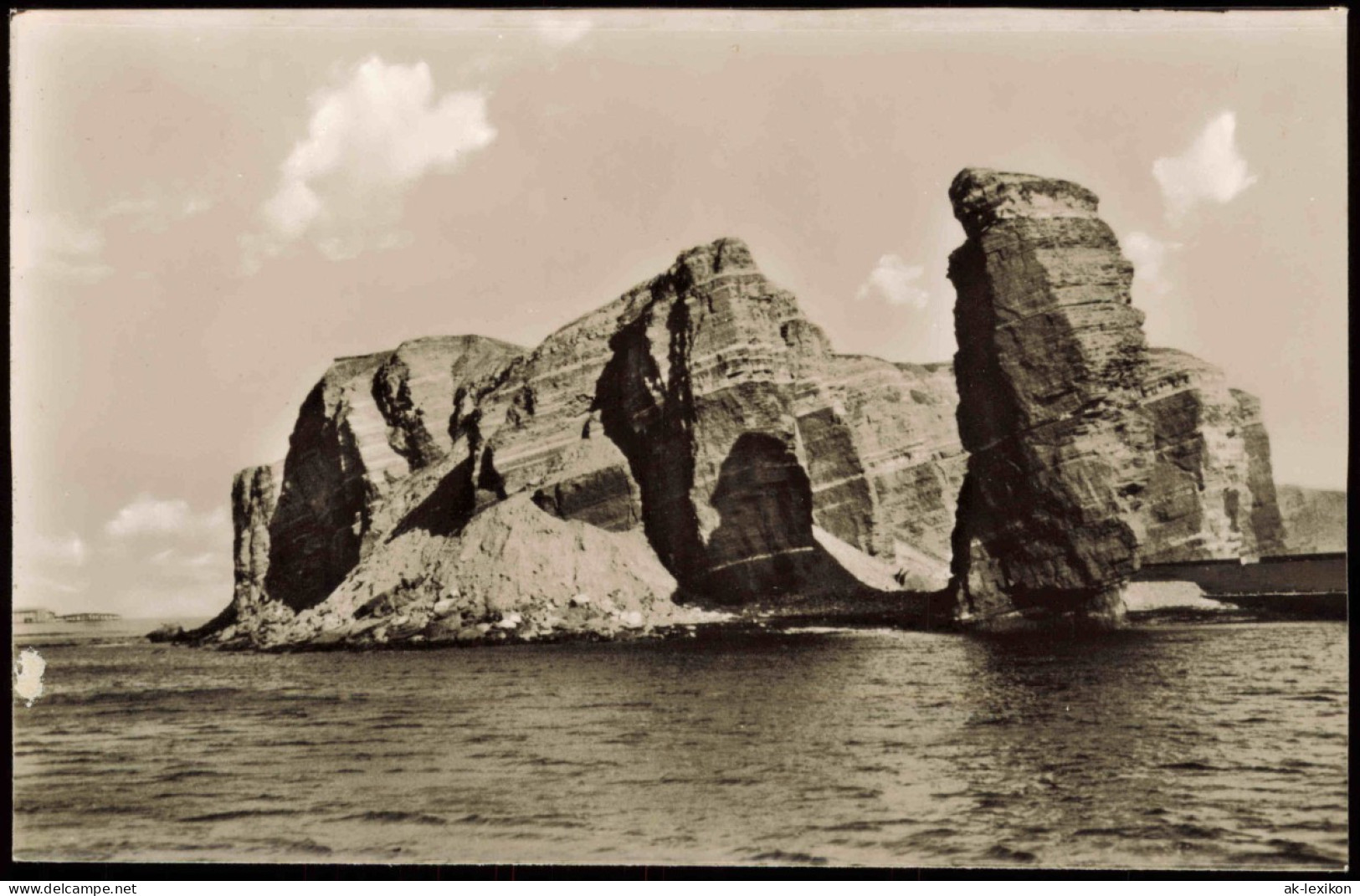 Ansichtskarte Helgoland (Insel) Insel Von Norden Gesehen 1962 - Autres & Non Classés