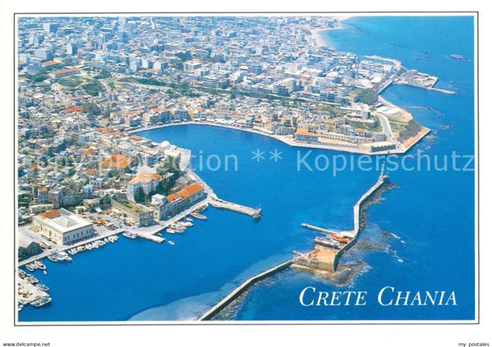 73753340 Chania Insel Kreta Fliegeraufnahme Chania Insel Kreta - Grecia