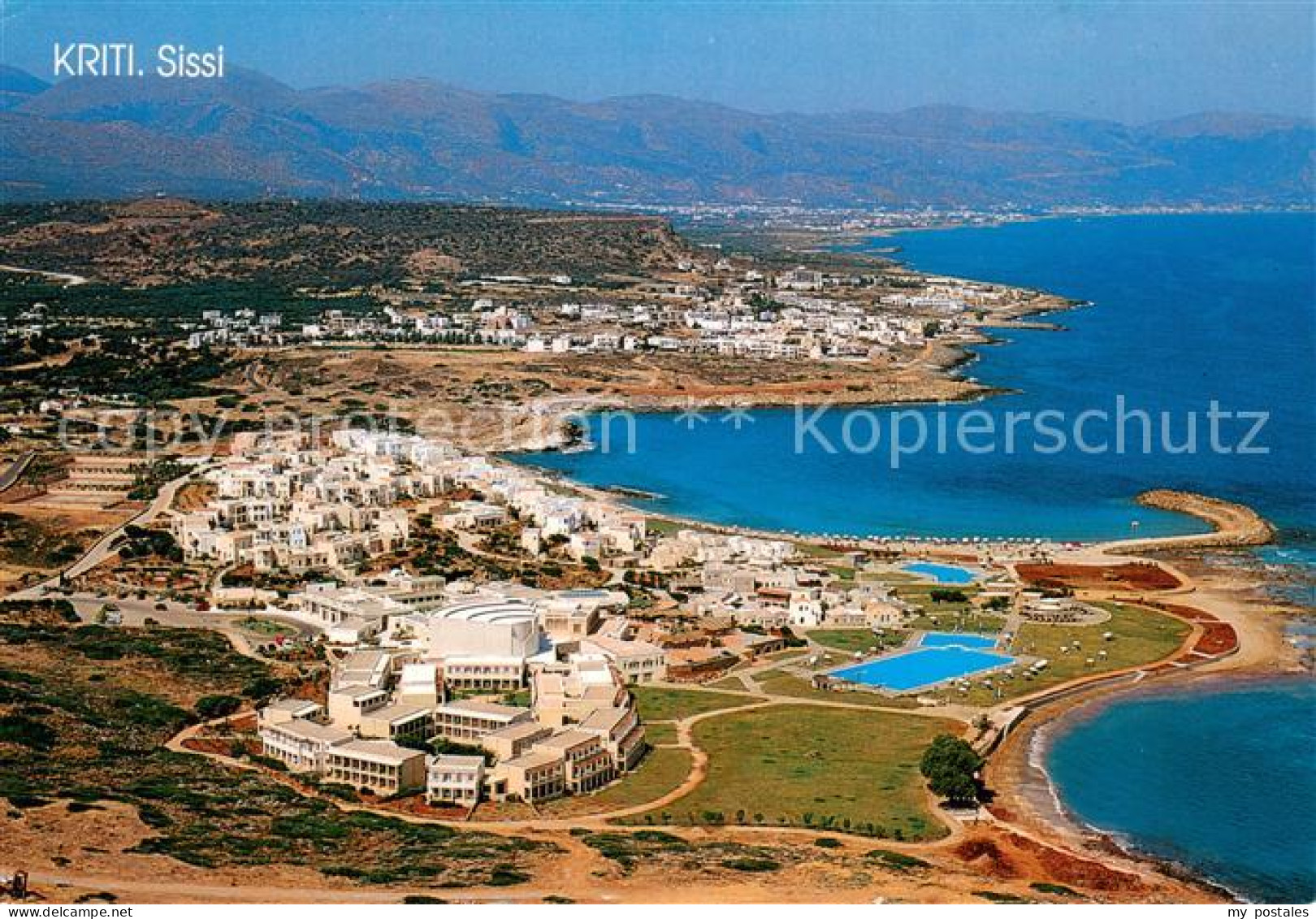 73753337 Kriti Crete Kreta Sissi Fliegeraufnahme  - Grèce