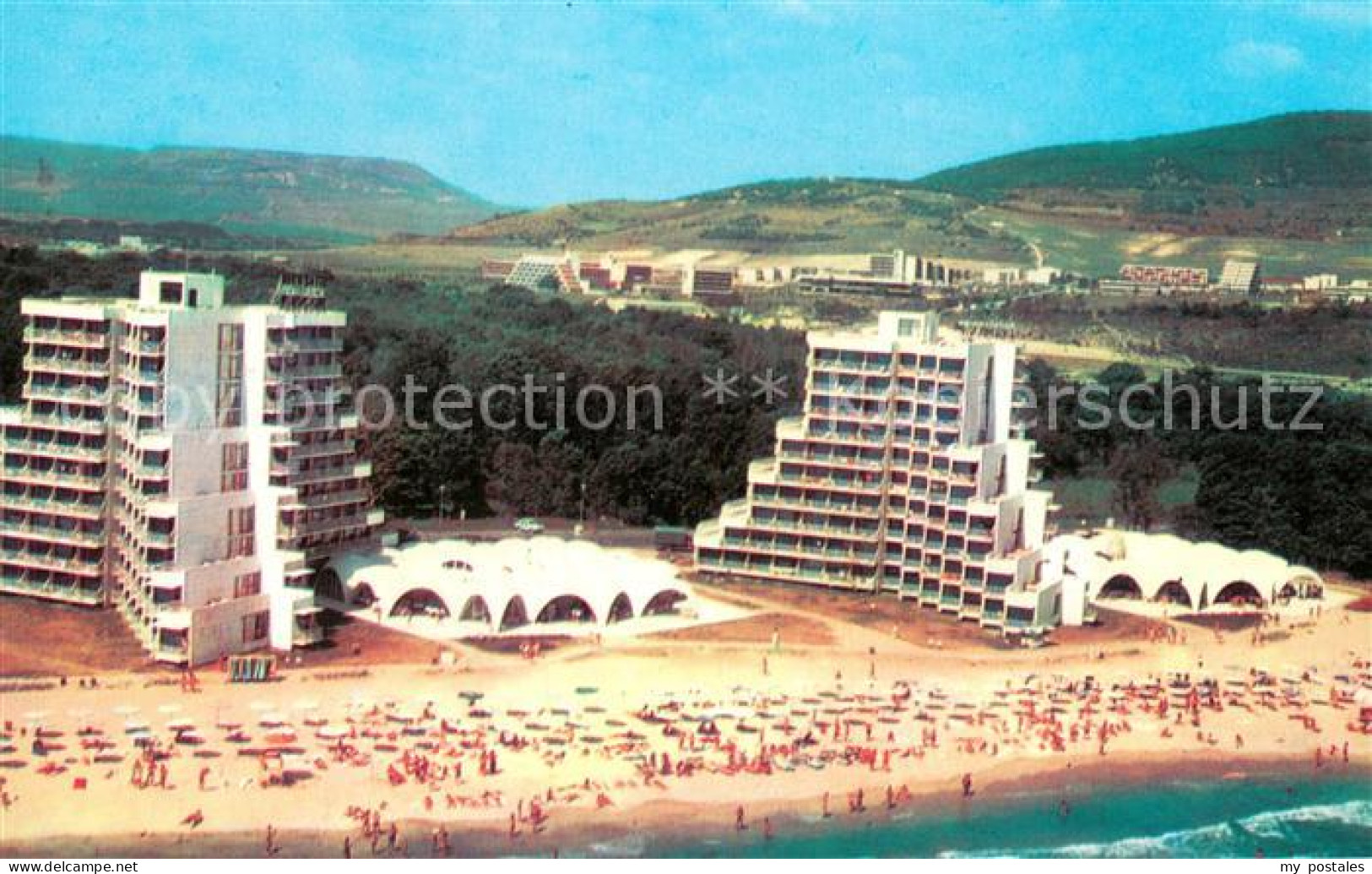 73753330 Albena Hotels Borjana Und Nona Fliegeraufnahme Albena - Bulgaria