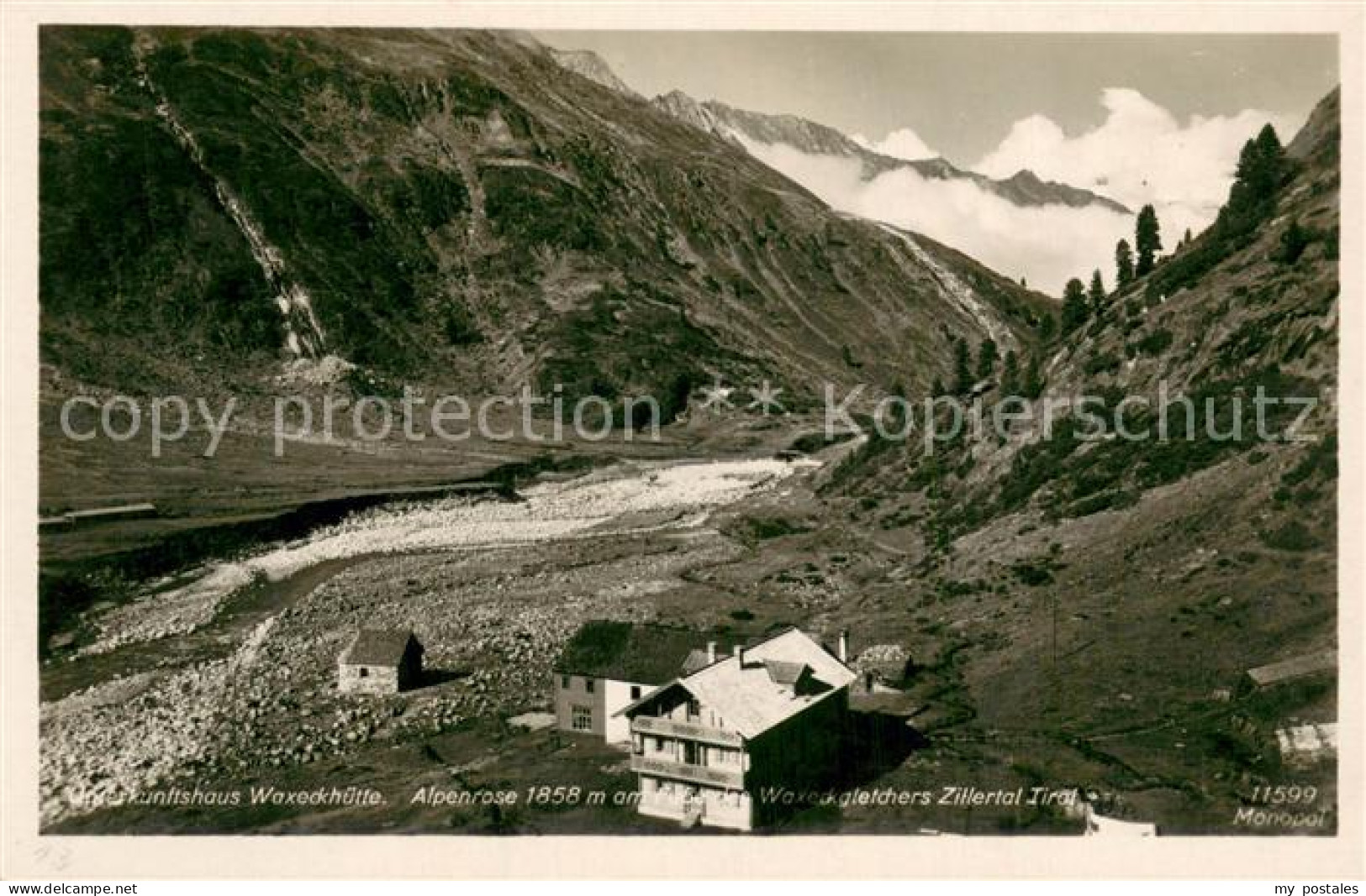 73753325 Waxeckhuette Zillertal Gerlos AT Zunftshaus Alpenrose Waxeckgletscher Z - Autres & Non Classés