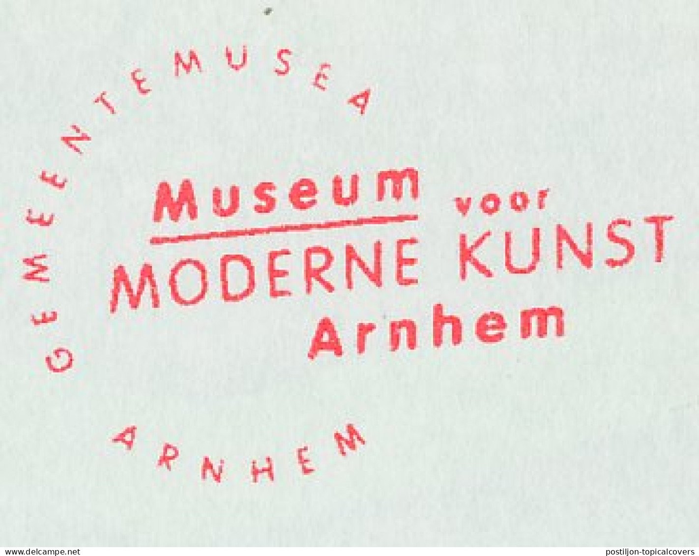 Meter Cover Netherlands 1999 Museum Of Modern Art Arnhem - Sonstige & Ohne Zuordnung