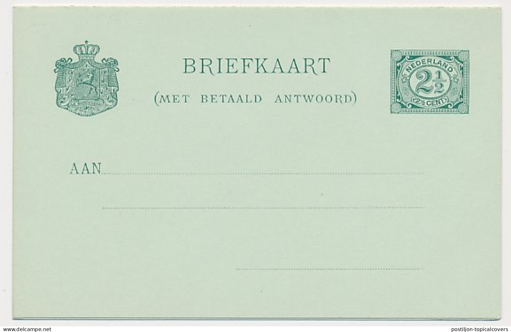 Briefkaart G. 52 - Postal Stationery