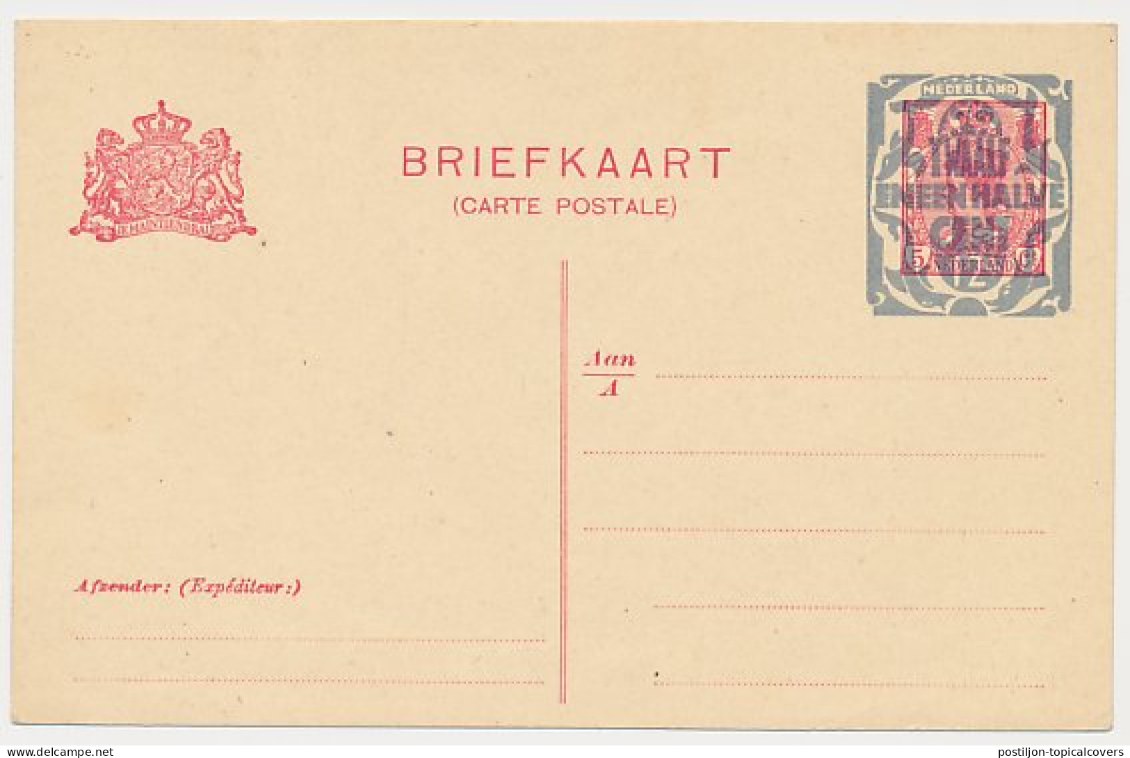 Briefkaart G. 161 - Postal Stationery