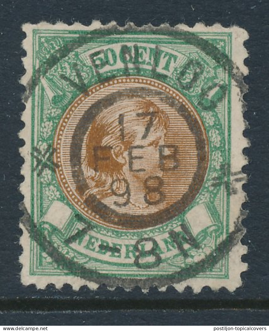 Grootrondstempel Venloo 1898 - Emissie 1896 - Poststempels/ Marcofilie