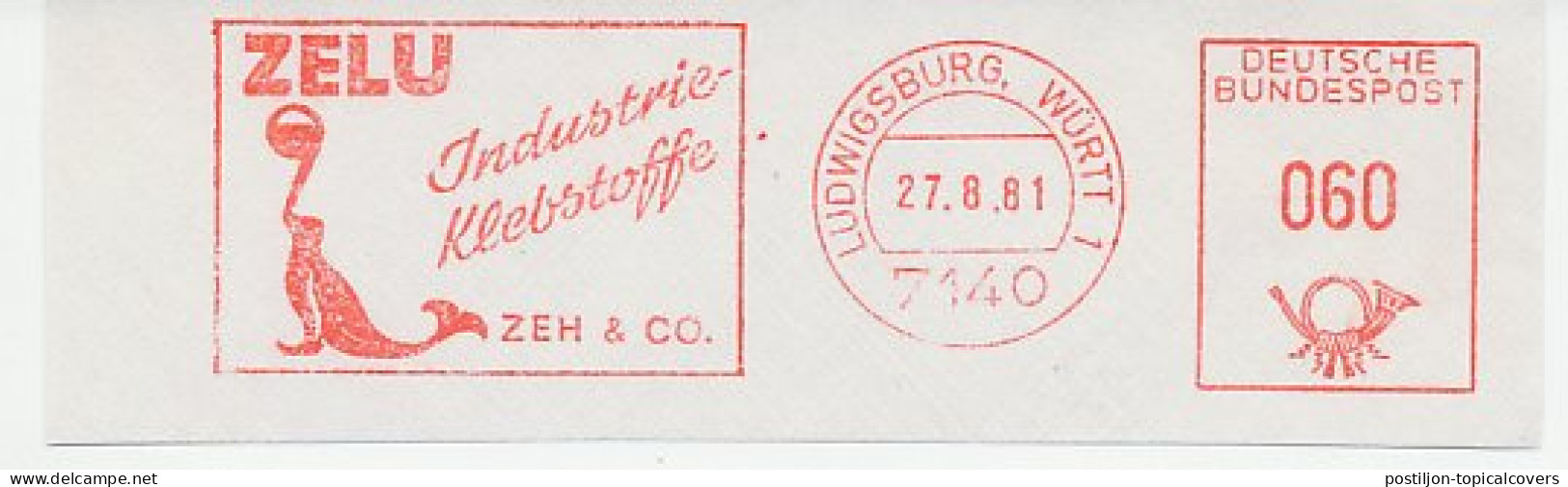 Meter Cut Germany 1981 Sea Lion - Seal - Other & Unclassified