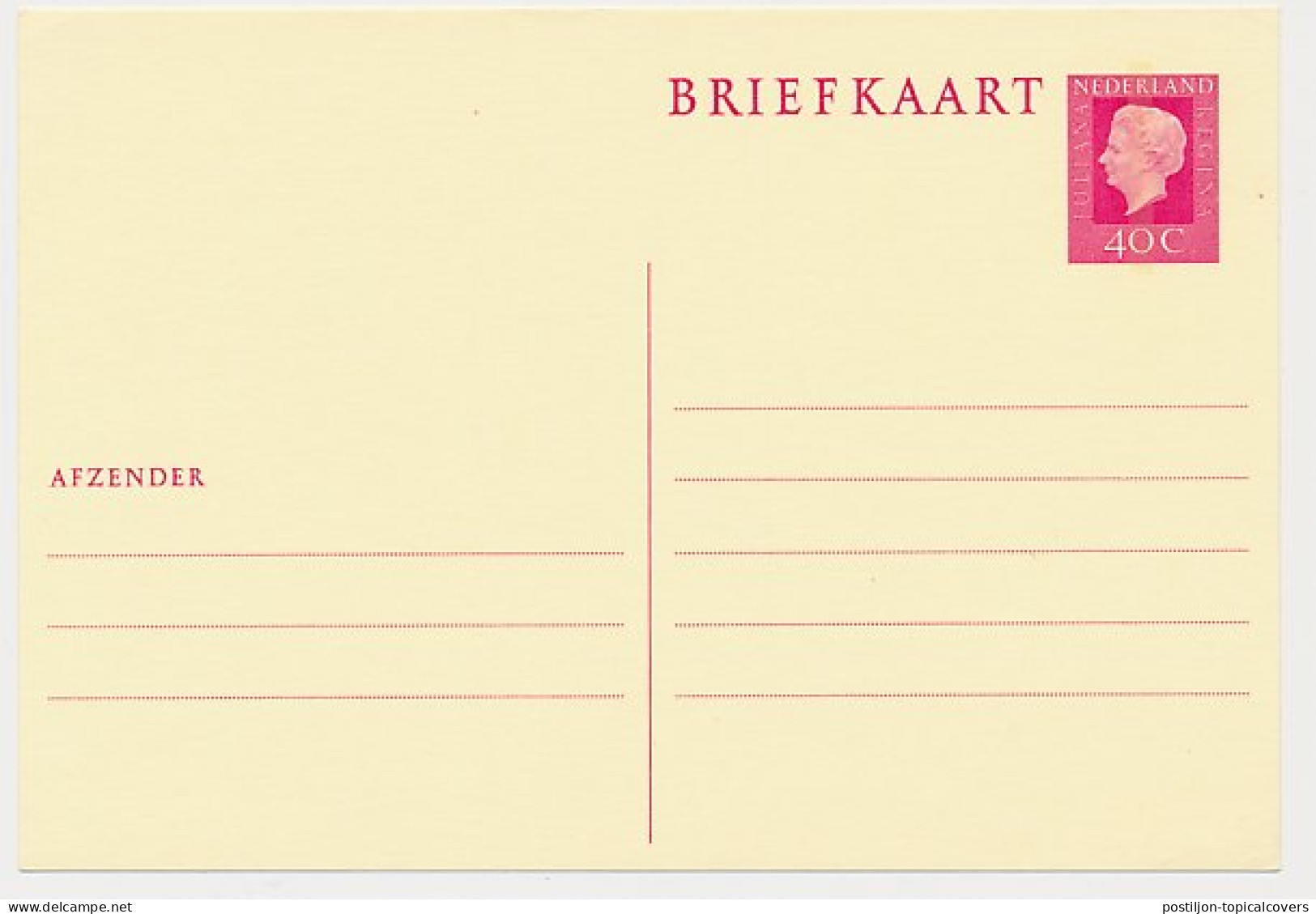 Briefkaart G. 355 - Postal Stationery