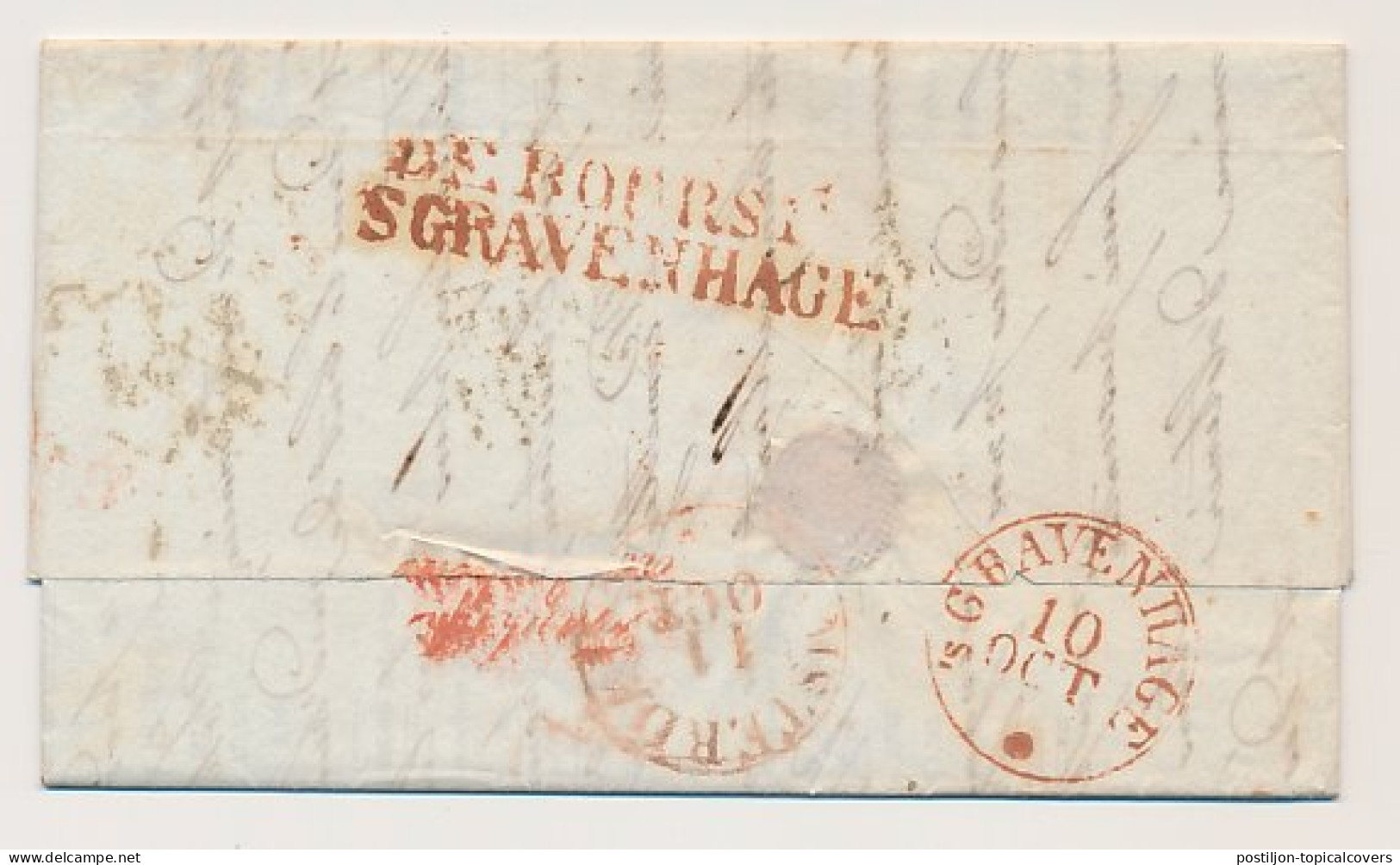 New Orleans USA - Le Havre - DEBOURSE SGRAVENHAGE 1832 - ...-1852 Préphilatélie