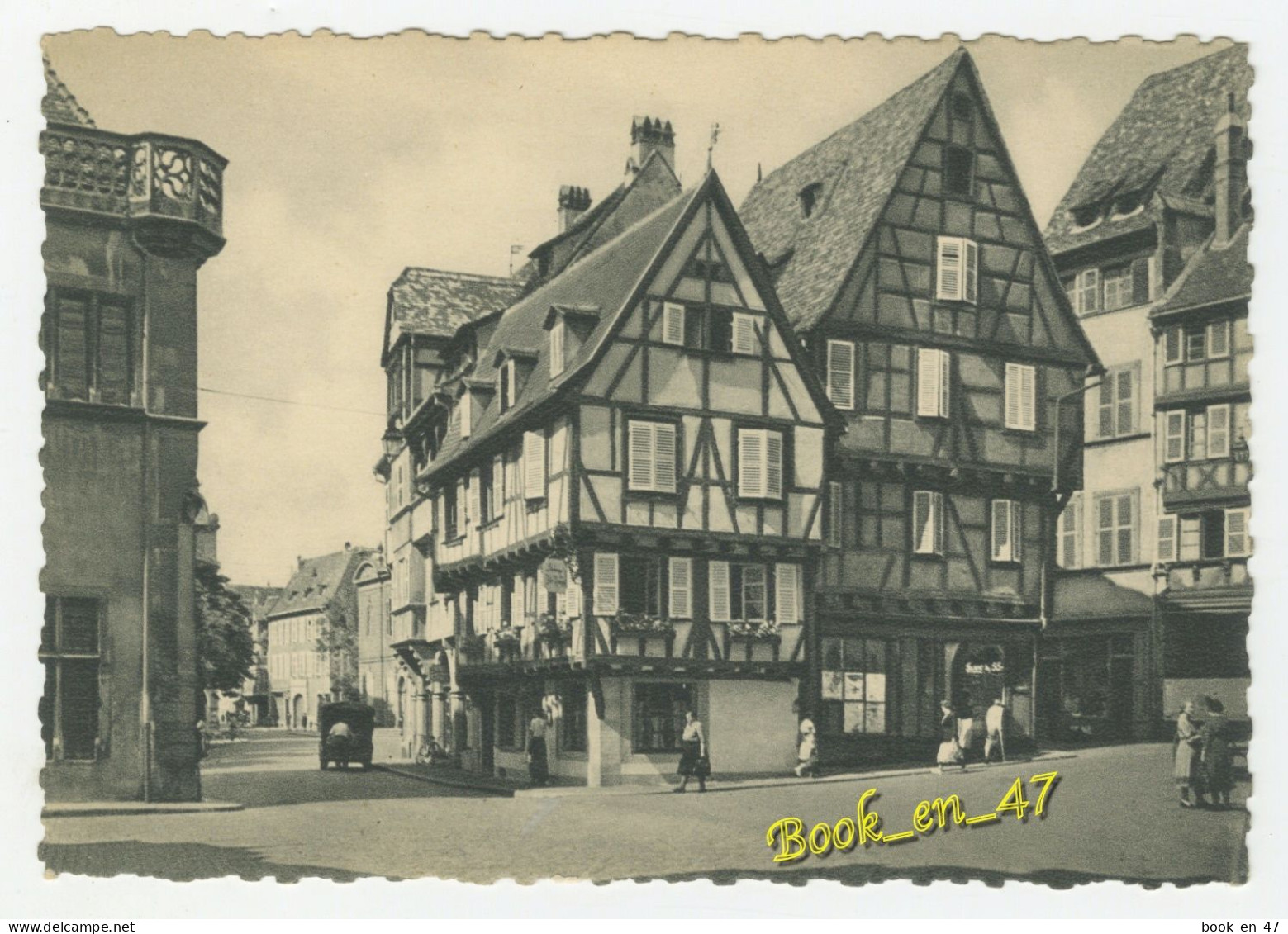 {91805} 68 Haut Rhin Colmar , La Grand'Rue , L' Auberge " Au Fer Rouge " ; Animée - Colmar