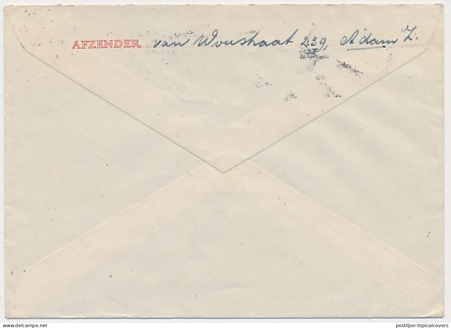 Envelop G. 29 A Amsterdam - Den Haag 1943 - Postal Stationery