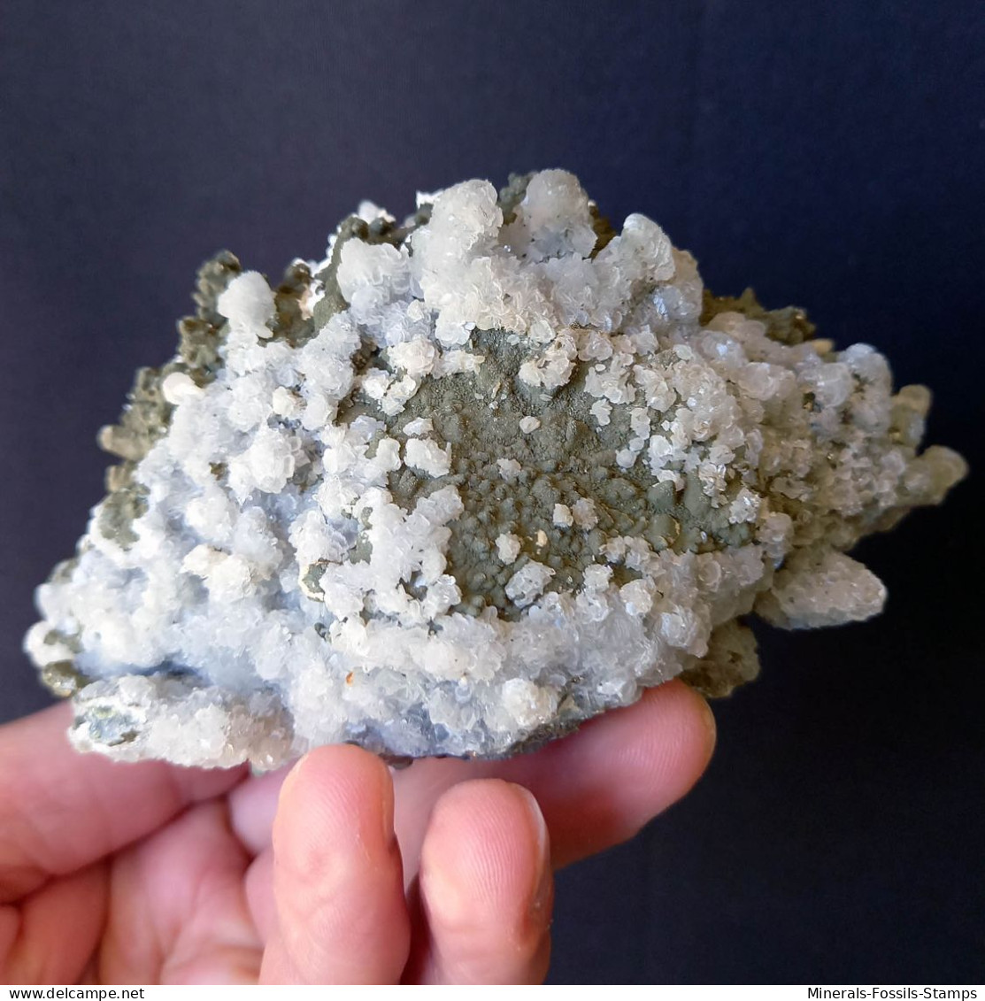 #A53 Schöne QUARZ, Chalzedon Kristalle (Dalnegorsk, Primorskiy Kray, Russland) - Minerales