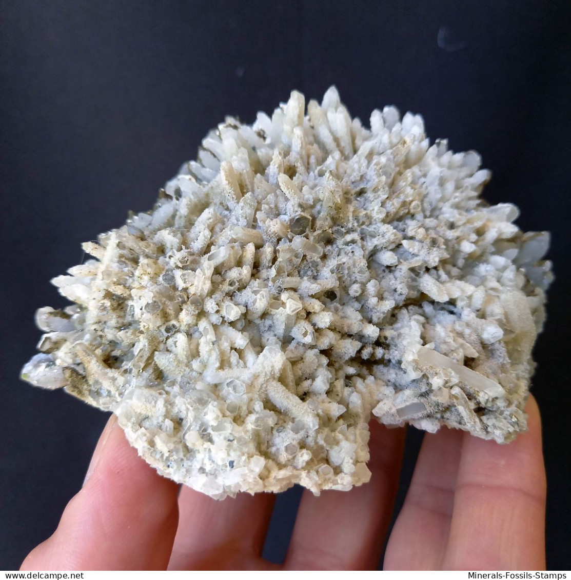 #A53 Schöne QUARZ, Chalzedon Kristalle (Dalnegorsk, Primorskiy Kray, Russland) - Minerali
