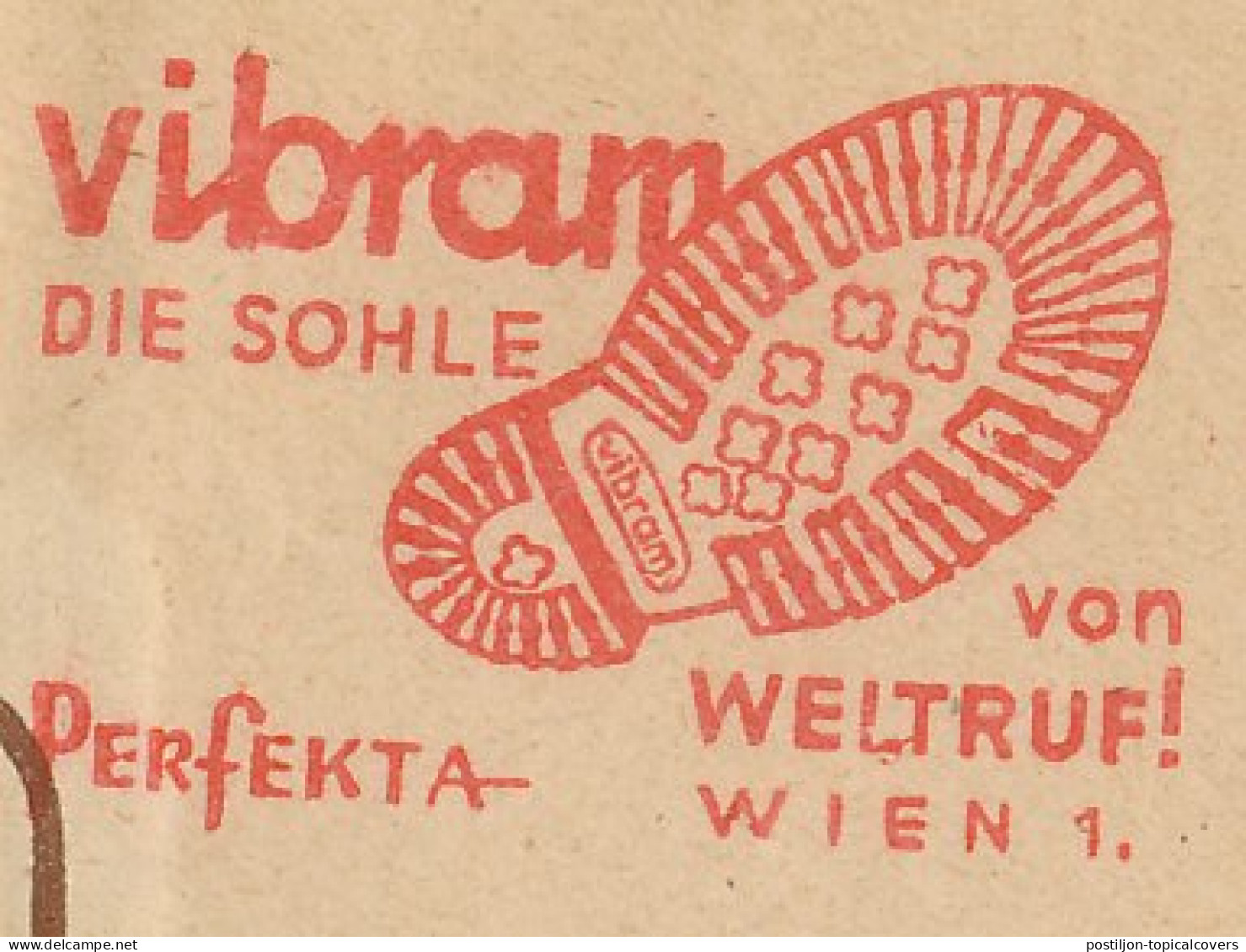 Meter Cover Austria 1957 Shoe - Sole - Disfraces
