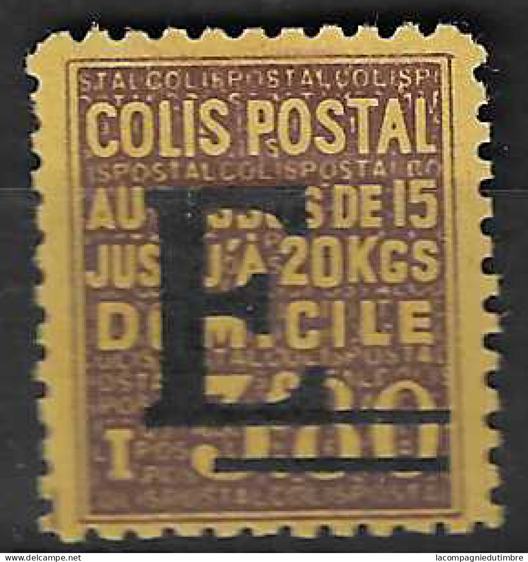 France Colis Postaux YT N° 186J Neuf *. Signé Brun. TB - Mint/Hinged