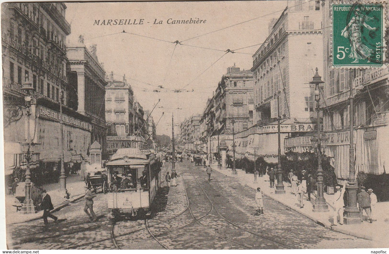 13-Marseille  La Cannebière - The Canebière, City Centre