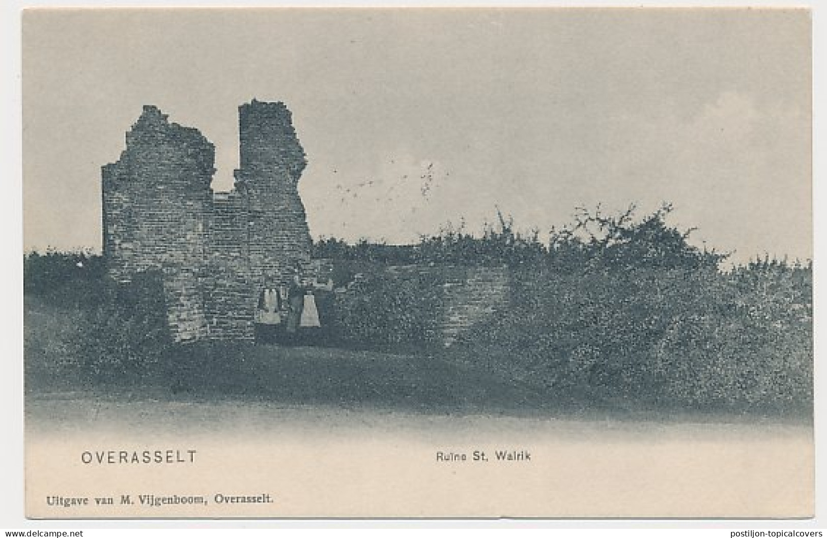 Kleinrondstempel Over Asselt 1907 - Ohne Zuordnung