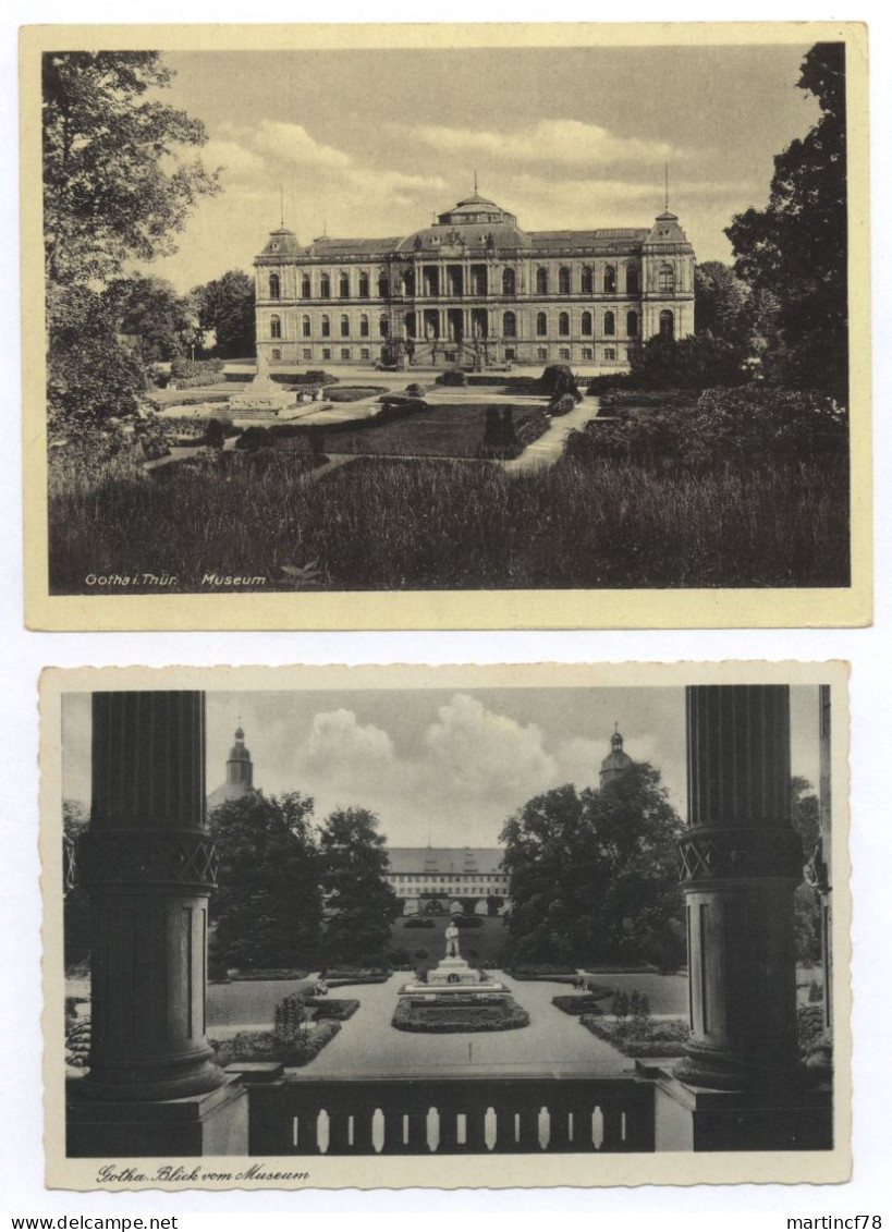 O-5800 Gotha I. Thür Museum + Blick Vom Museum - Gotha