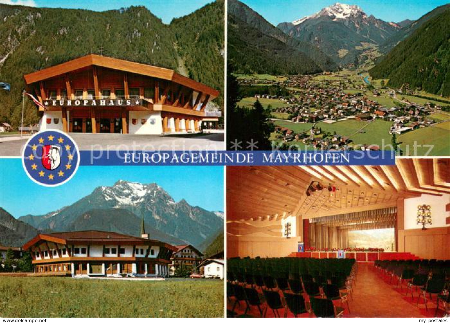 73753193 Mayrhofen Zillertal Europahaus Mayrhofen Theatersaal Fliegeraufnahme Ma - Autres & Non Classés