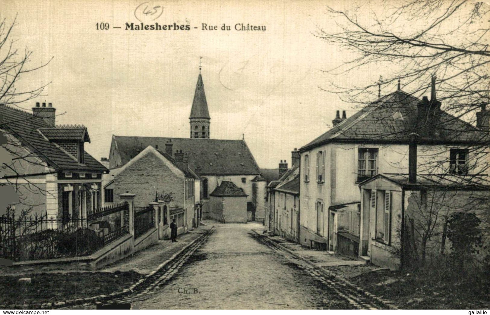 MALESHERBES RUE DU CHATEAU - Malesherbes