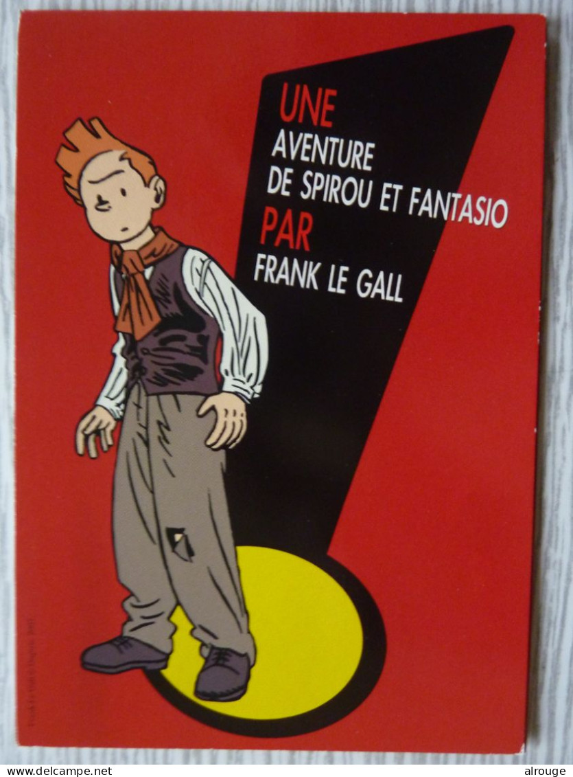 CP Spirou Et Fantasio Par Frank Le Gall, Neuve, TBE - Fumetti