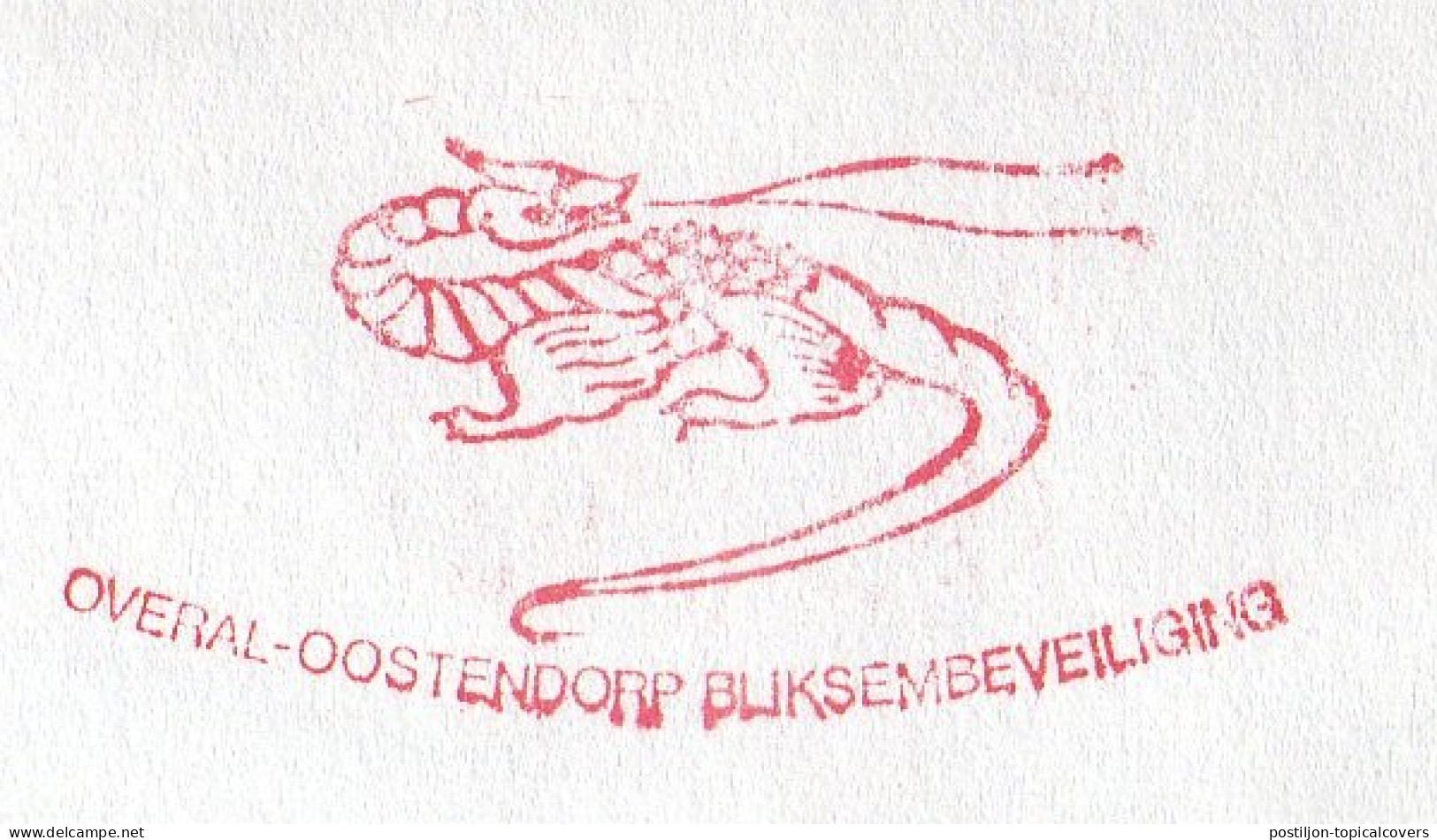 Meter Cover Netherlands 1989 Dragon - Mitología