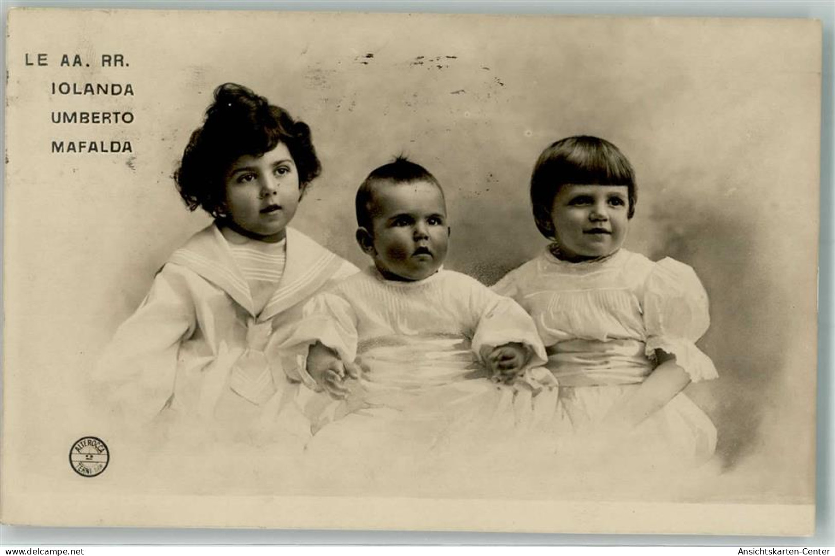 39795505 - Le AA.RR. Iolanda Umberto U. Mafalda Kinder Von Koenig Viktor Emanuel III - Royal Families