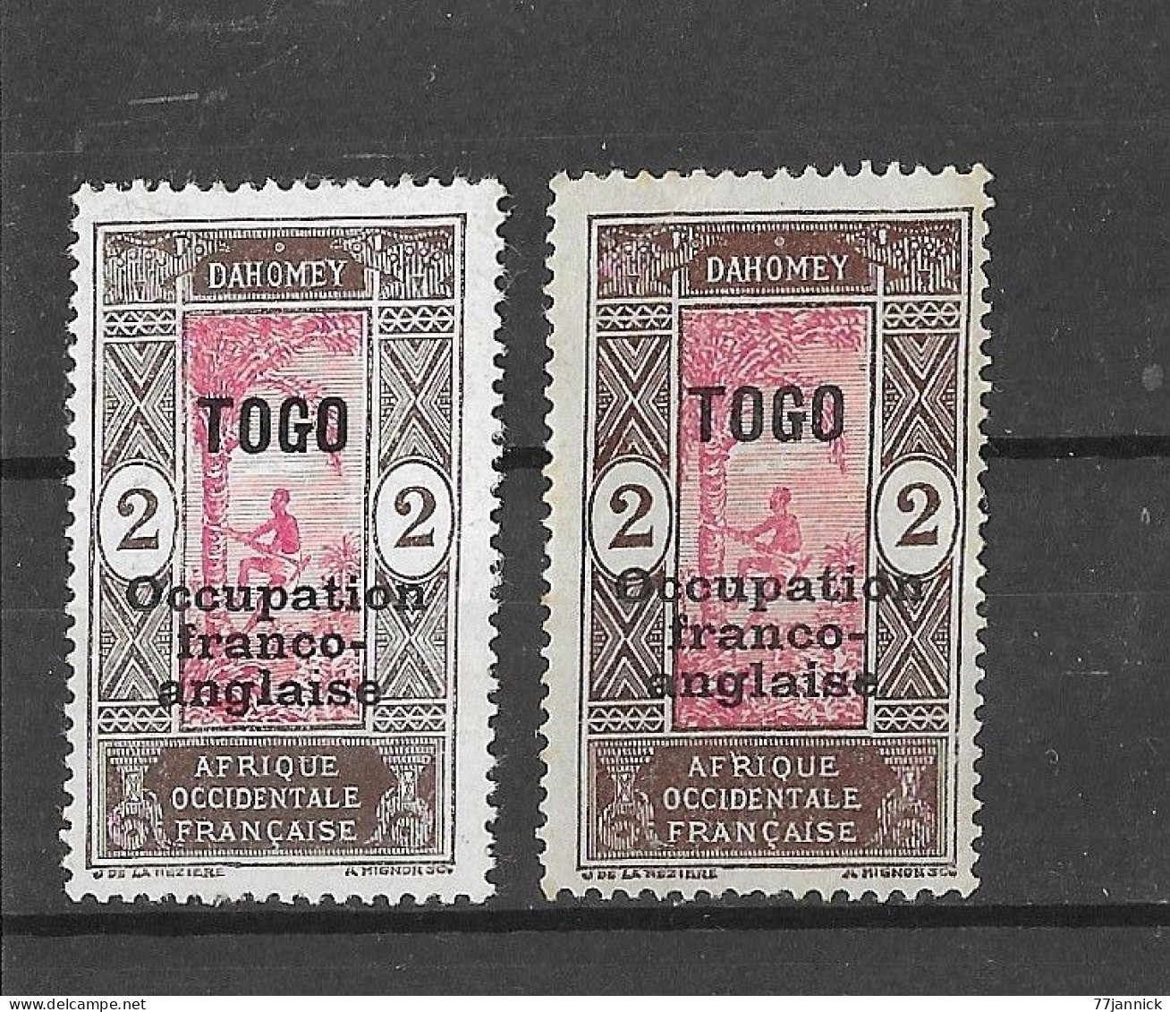 VARIETEE DE COULEUR N° 85 ( Clair / Foncé ) NEUF* - Unused Stamps