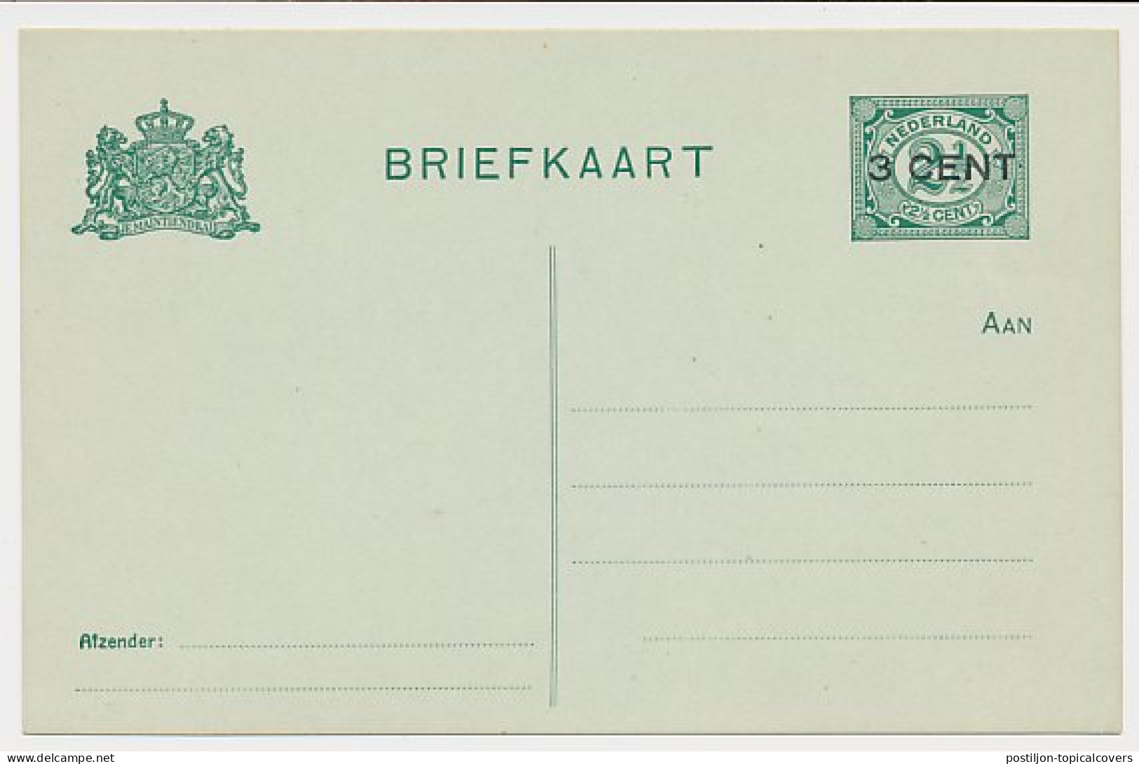 Briefkaart G. 96 A I - Ganzsachen