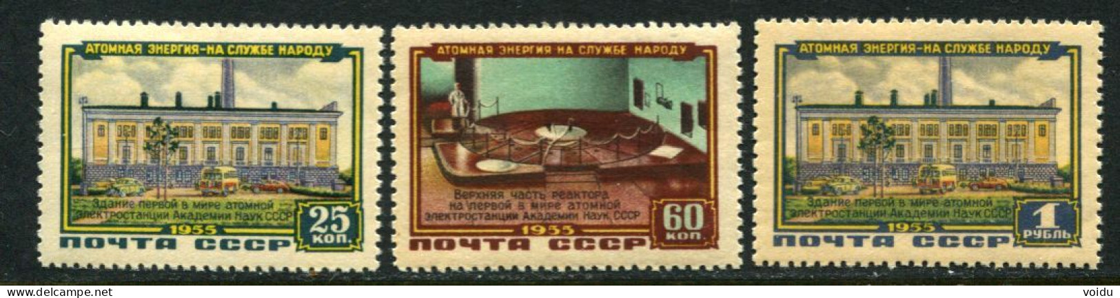 Russia 1956  Mi 1802-04 MNH ** - Ungebraucht