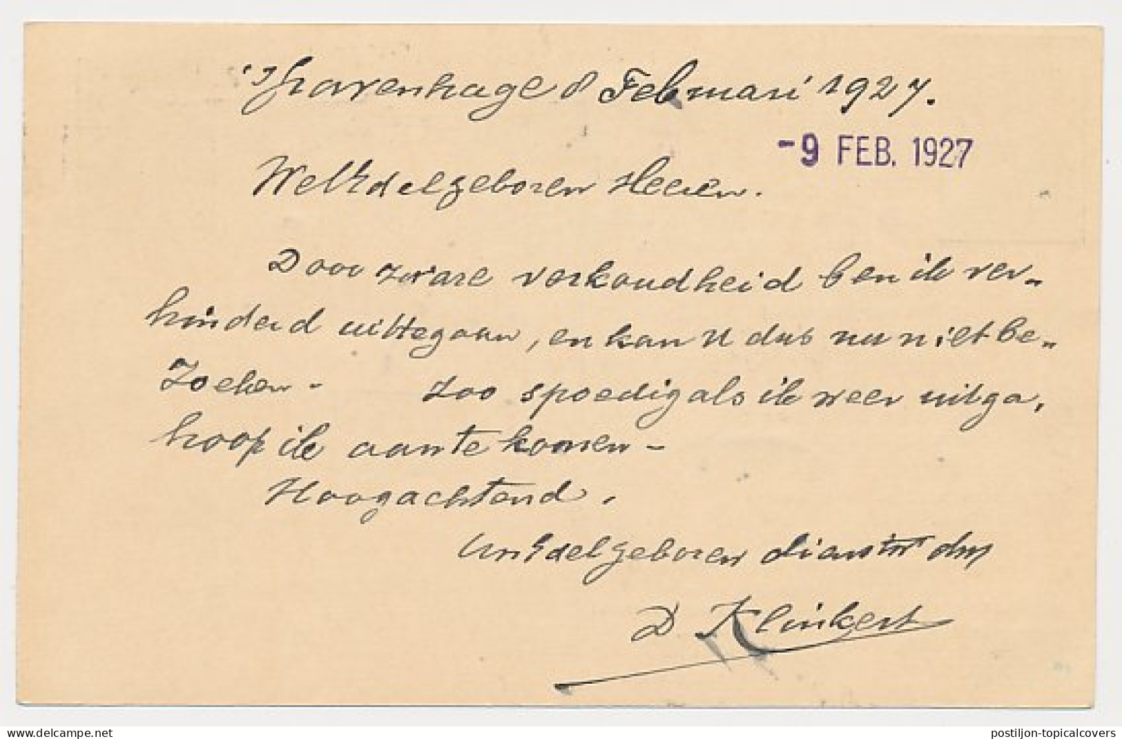 Particuliere Briefkaart Geuzendam DR19 - Ganzsachen