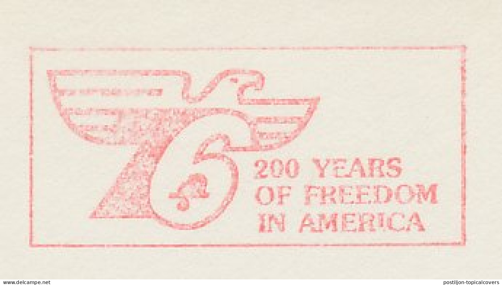 Meter Cut USA 1976 200 Years Of Freedom In America - Sin Clasificación