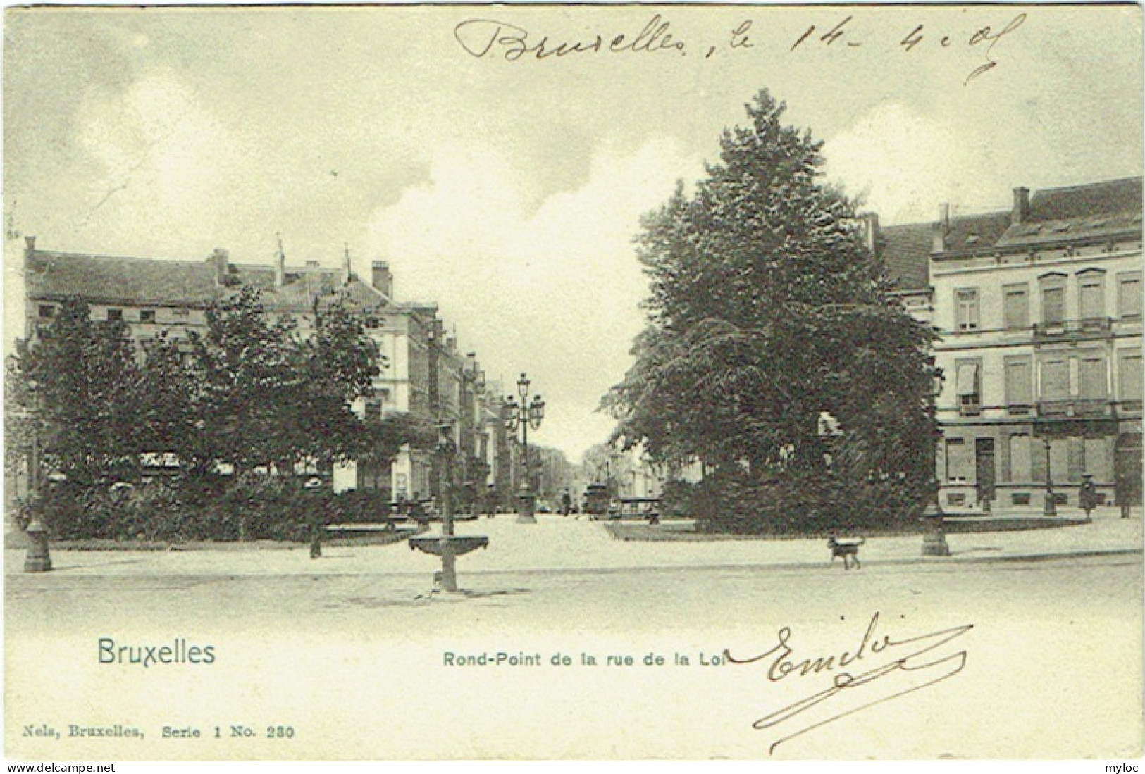 Bruxelles. Rond-Point De La Rue De La Loi.  - Piazze