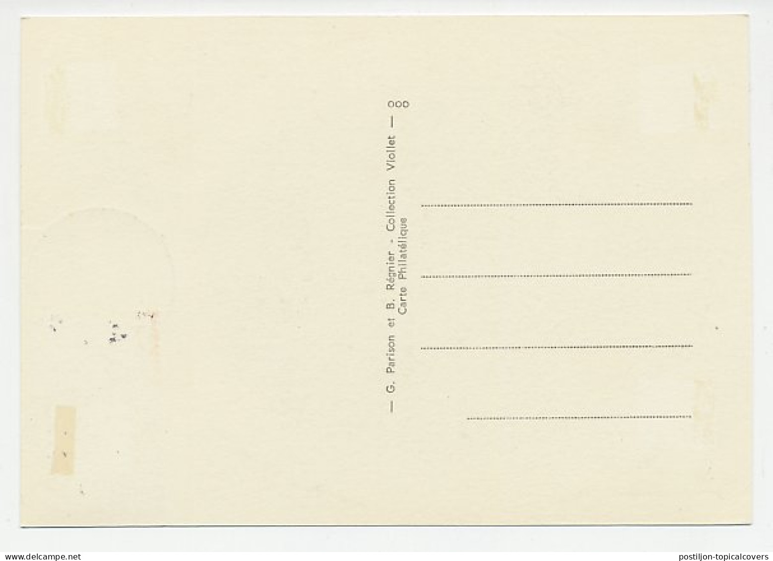 Maximum Card France 1963 Etienne Nicolas Mehul - Composer - Music