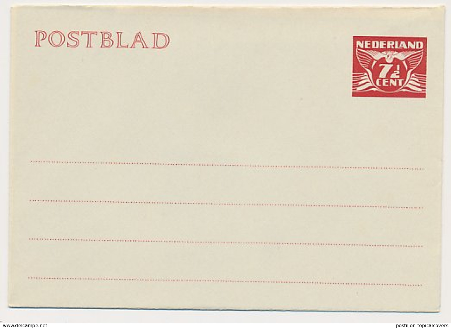 Postblad G. 23 B  - Ganzsachen