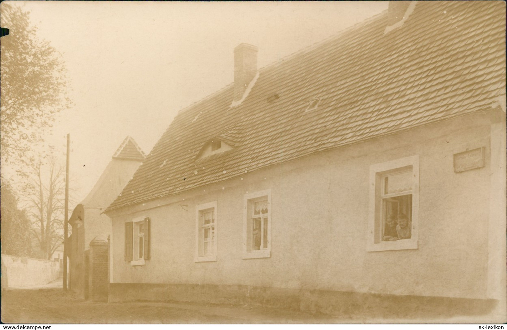 Ansichtskarte  Straßenpartie 1926 Privatfoto - Te Identificeren