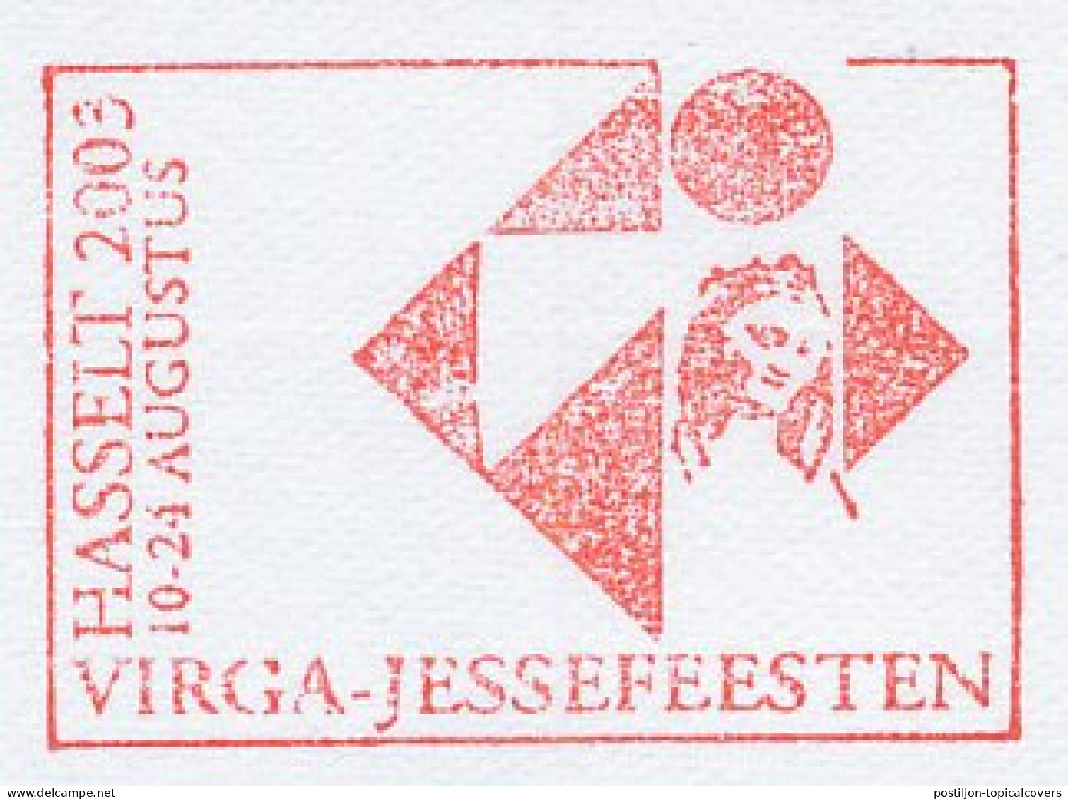 Meter Cut Belgium 2003 Virga Jesse - Andere & Zonder Classificatie