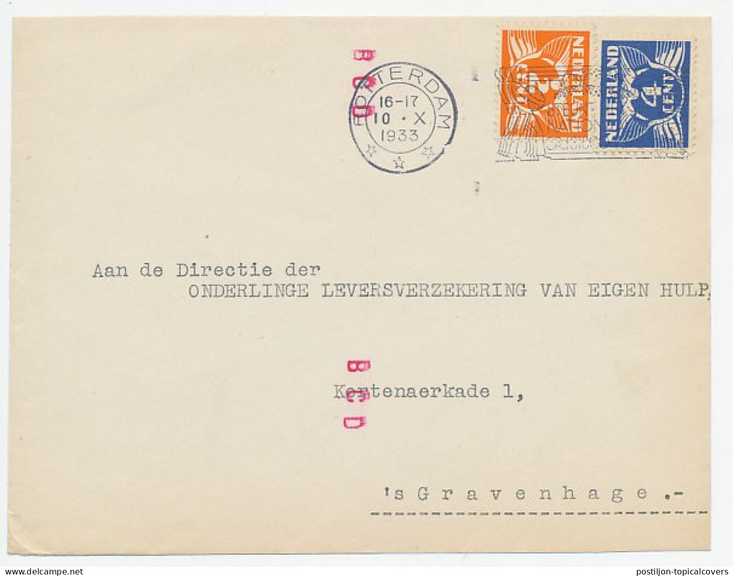 Transorma Rotterdam - Letters B C D ( Herhaald ) 1933 - Unclassified