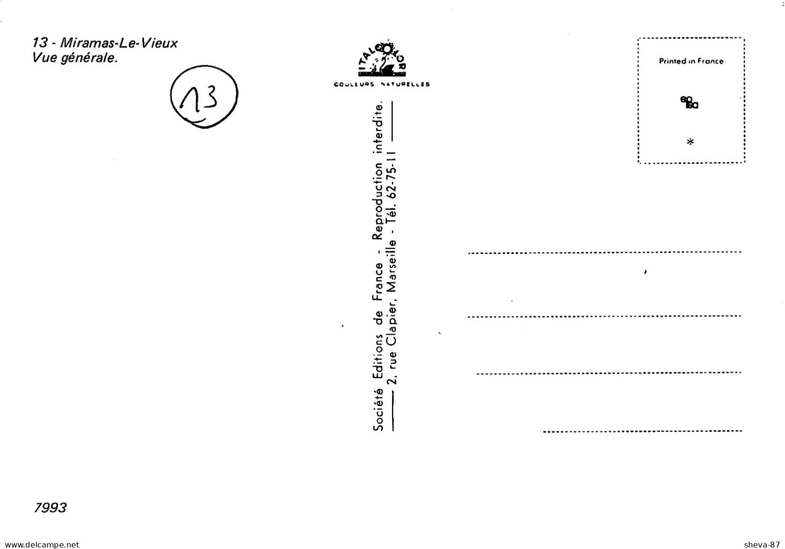 13 - Miramas Le Vieux - Vue Générale - Andere & Zonder Classificatie