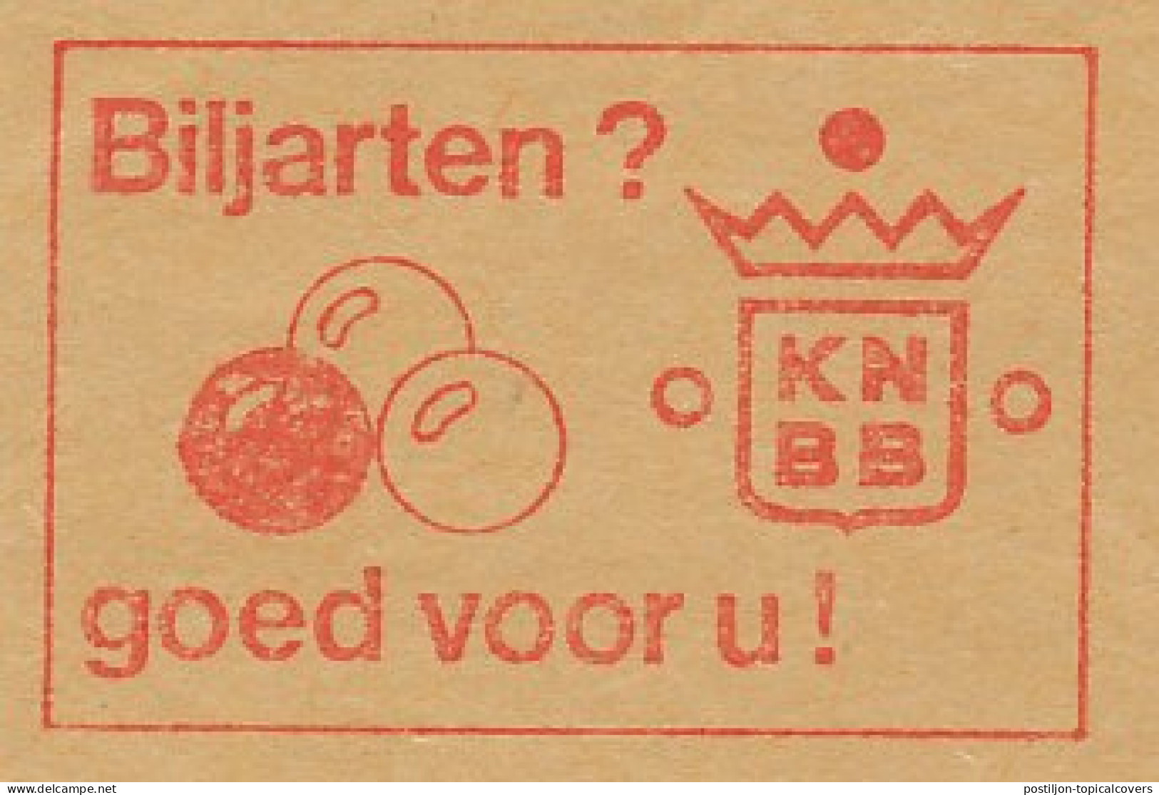 Meter Cut Netherlands 1991 Billiards - Other & Unclassified