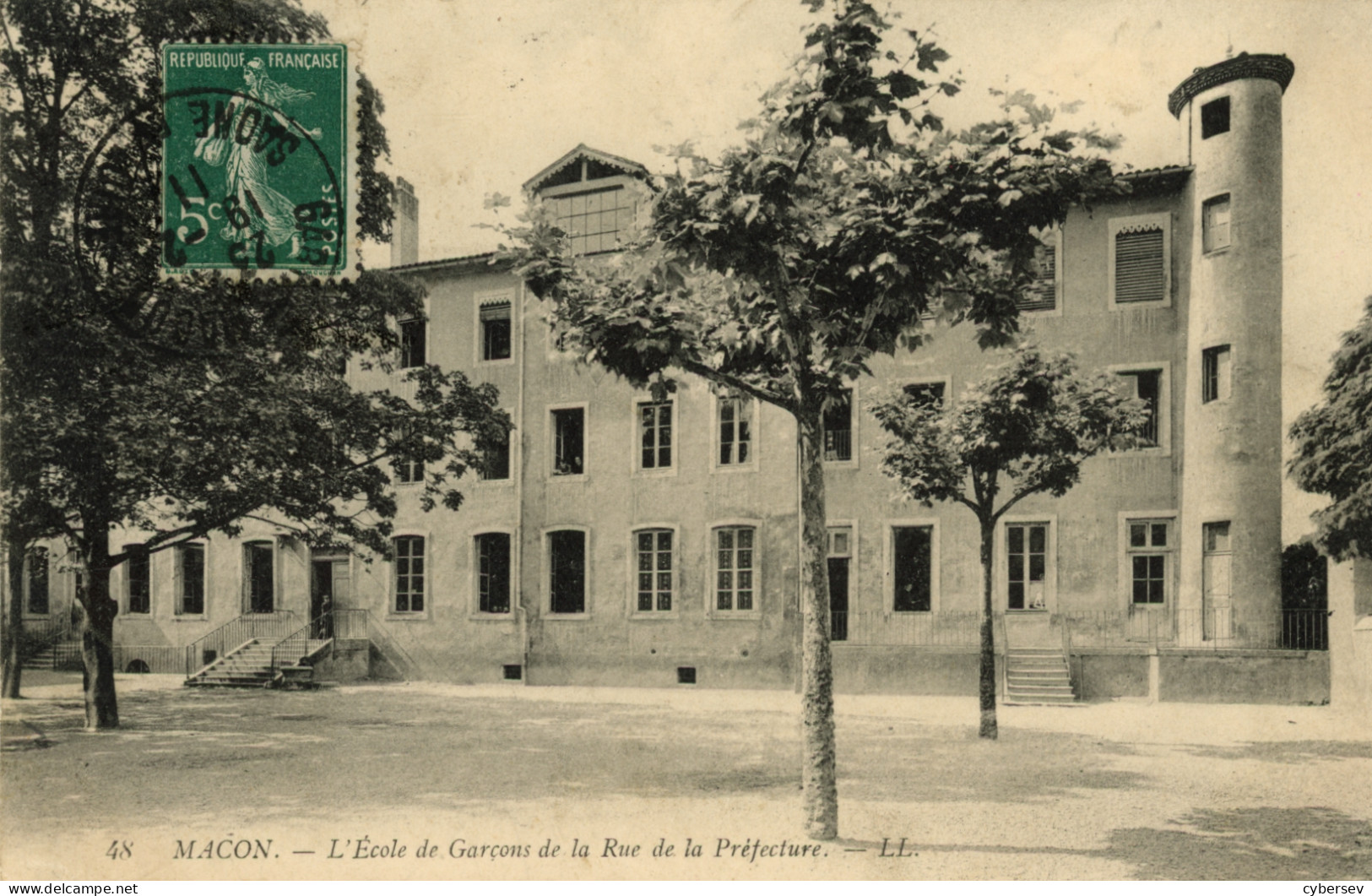 MACON - L'Ecole Des Garçons De La Rue De La Préfecture - Macon